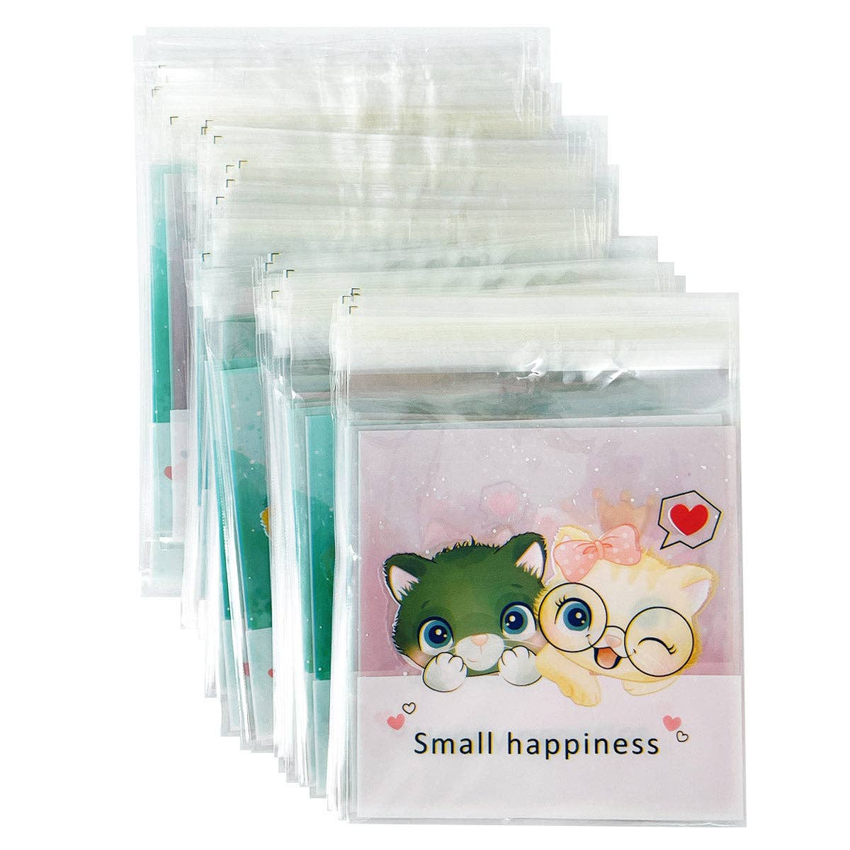 Wrapables.com - Wholesale Food Storage Wrap/Bag - Wrapables Transparent Self-Adhesive 4" x 4" Candy Cookie Bag50