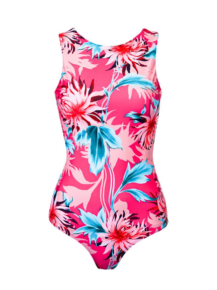 Red Fizzy Lagoon • Swimsuit • ECONYL® • OEKO-TEX® certified for wholesale on Faire