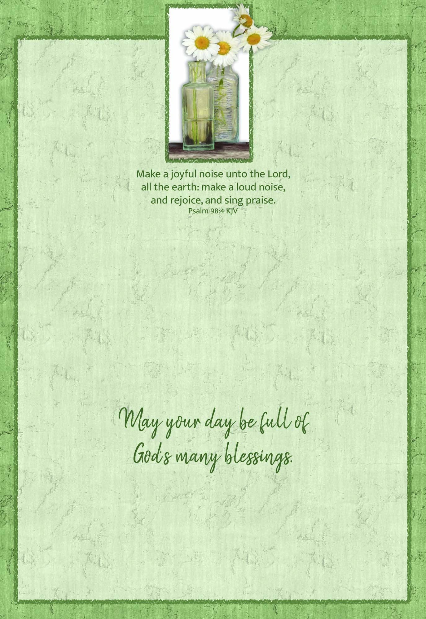 Crown Point Graphics - Wholesale Birthday Card - Religious Birthday Cards- Floral Celebration | 12 Cards5