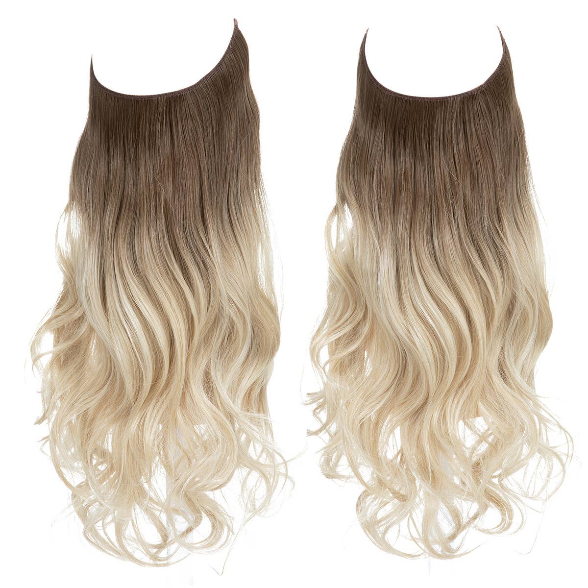 AK Brand - Wholesale Hair Extensions - 18 inch One-piece Wavy Curly Synthetic Hairpieces for Women8