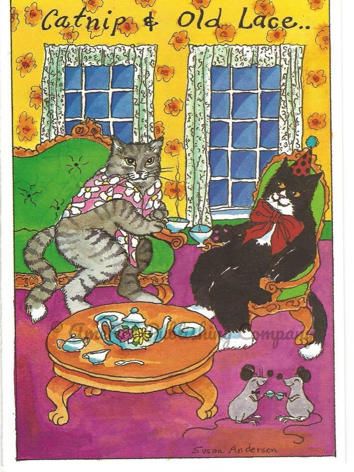 FeLines Fødselsdag - Katteurt & Gammel Blonder for engroshandel hos FeLines