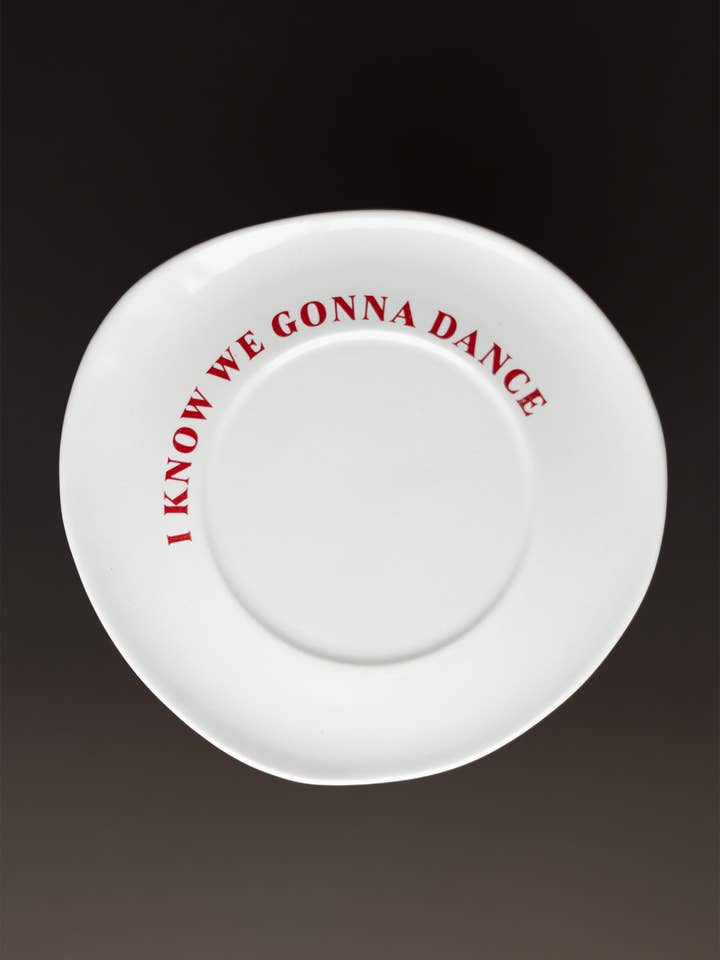 Sisi Keramikteller, ich weiß, wir werden tanzen für den Großhandel von Sisi, house of style BV