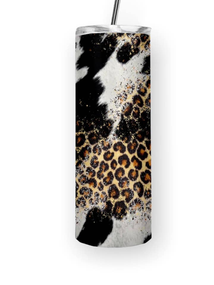 Copo com estampa de vaca e chita por atacado de Bearded Bird Apparel