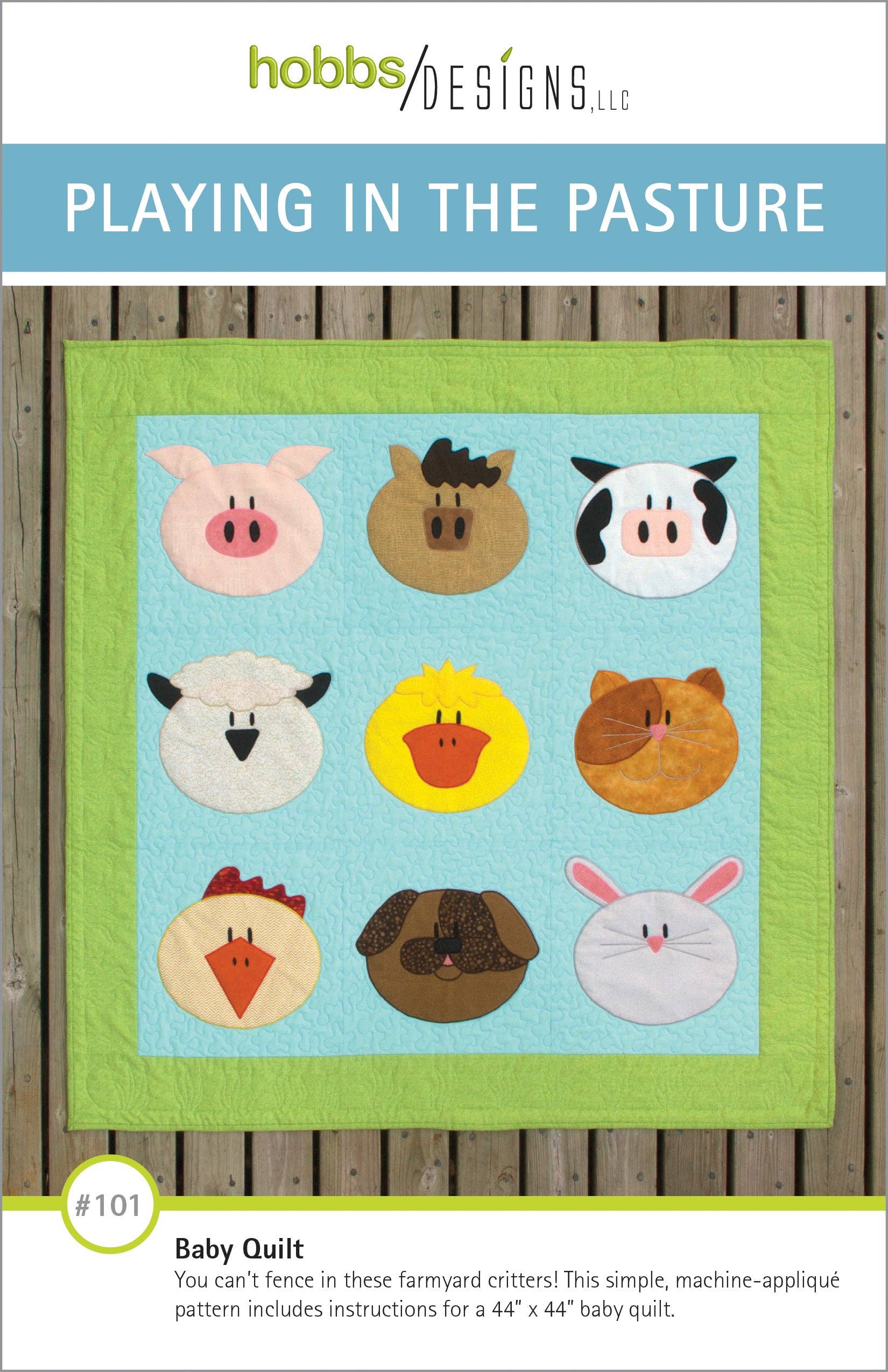Hobbs Designs - Wholesale Quilt - Playing in the Pasture—quilt pattern1