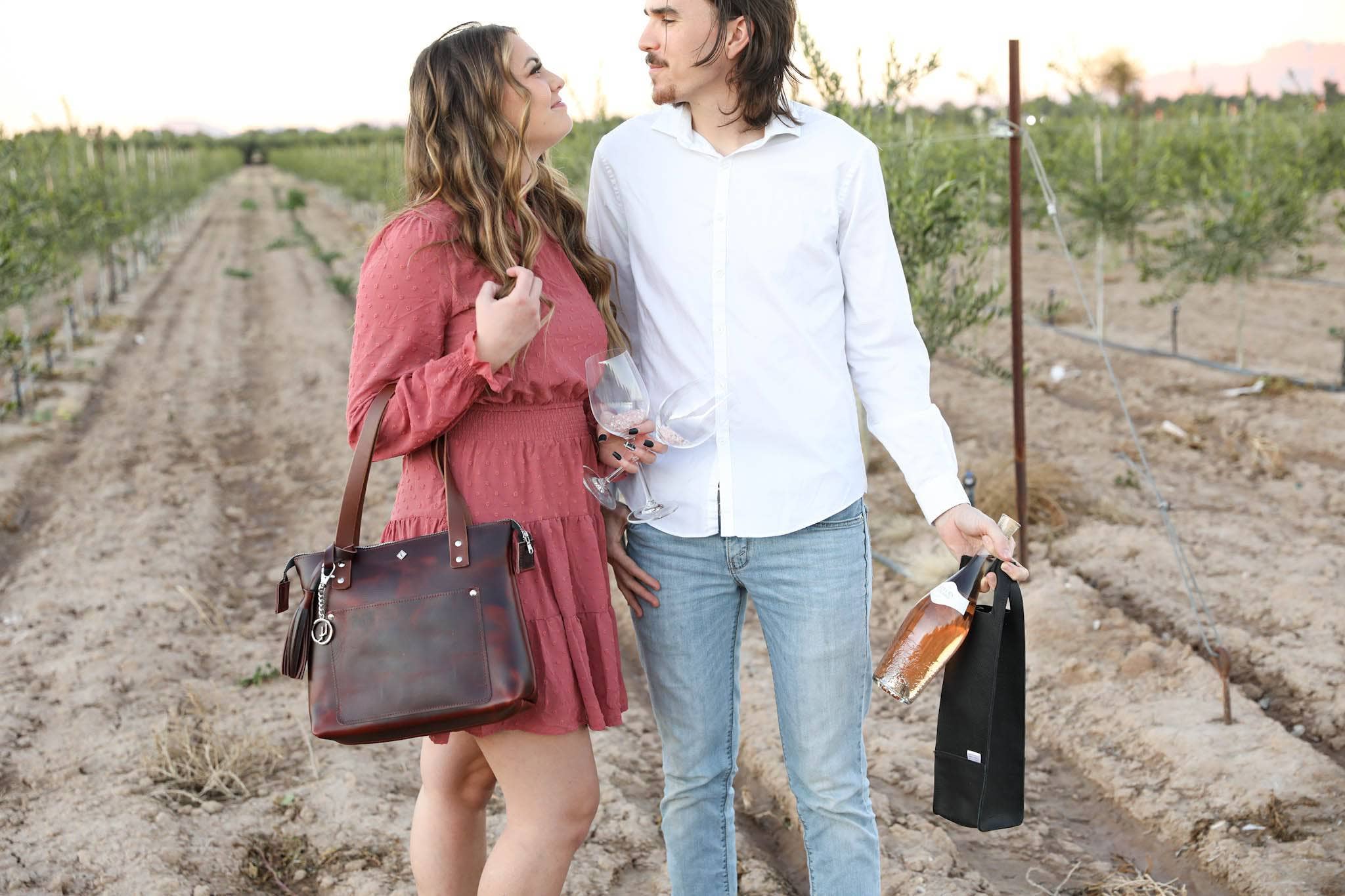 Lifetime Leather Co - Wholesale Wine Tote - Handmade American Full Grain Leather Wine Tote11