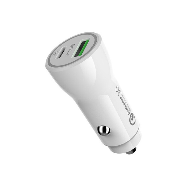 Mila Wholesale - Vendita all'ingrosso Caricatori portatili - Adattatore per auto USB C/A - Peggable in scatola1