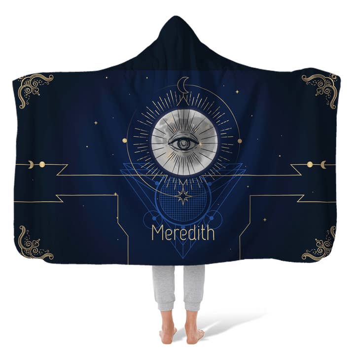 Hooded Fleece Blanket: Mother Earth for wholesale by Sam and Zoey