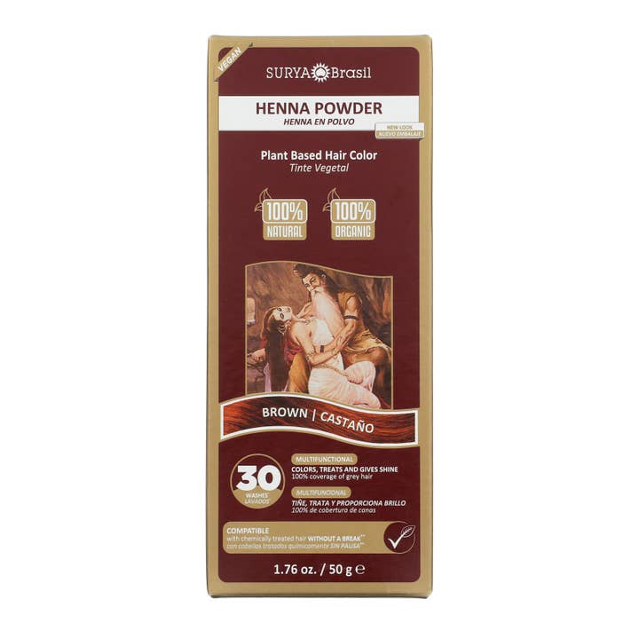 Henna Pulver Brun for engroshandel hos Surya Brasil
