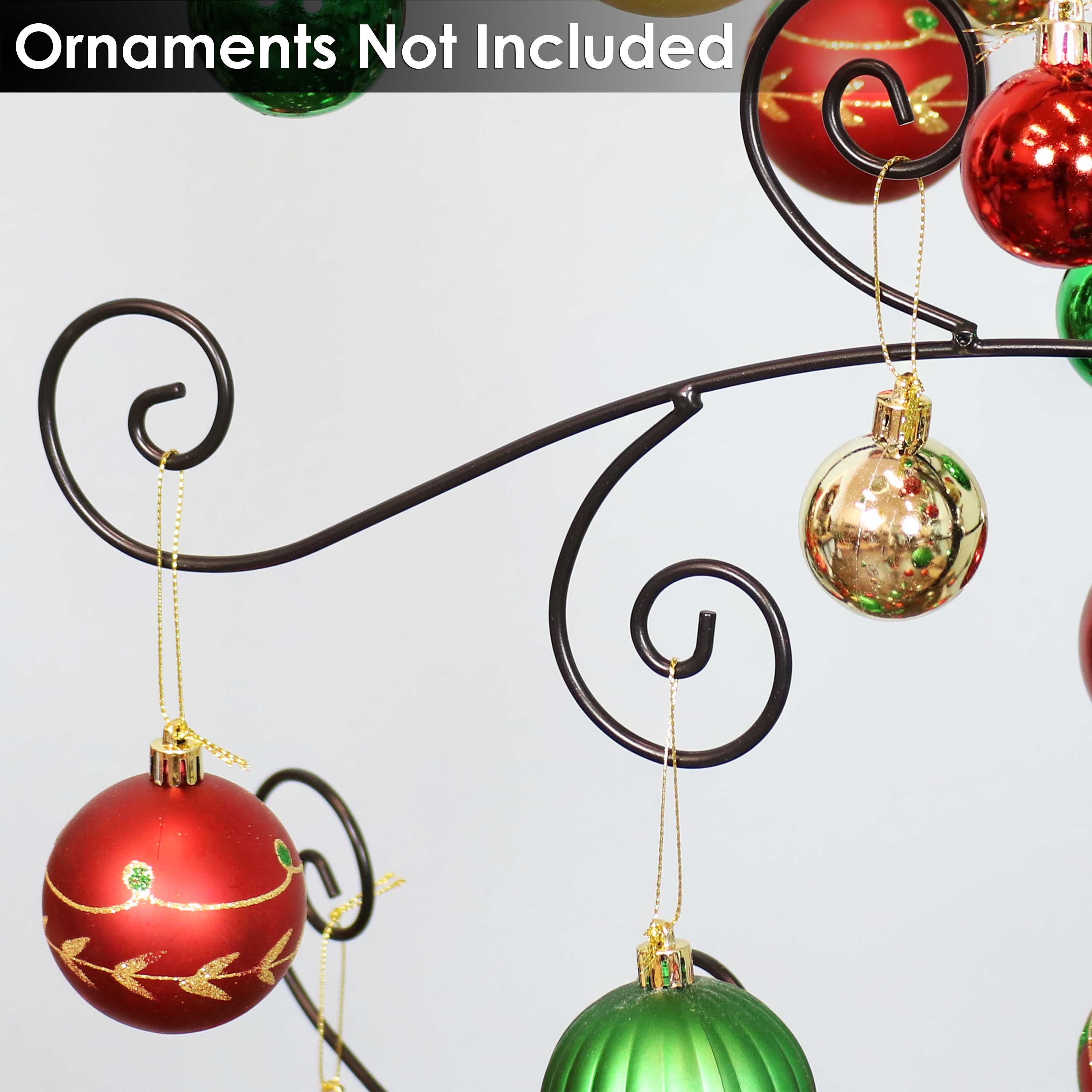 Sunnydaze Decor - Wholesale Christmas Decoration - Noelle Indoor Black Metal Christmas Ornament Tree - 5 ft12