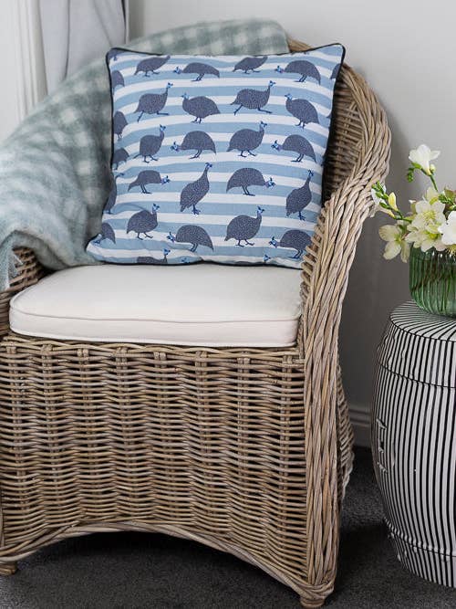Cushion (with insert) - Guinea Fowl for wholesale by Allgifts Australia