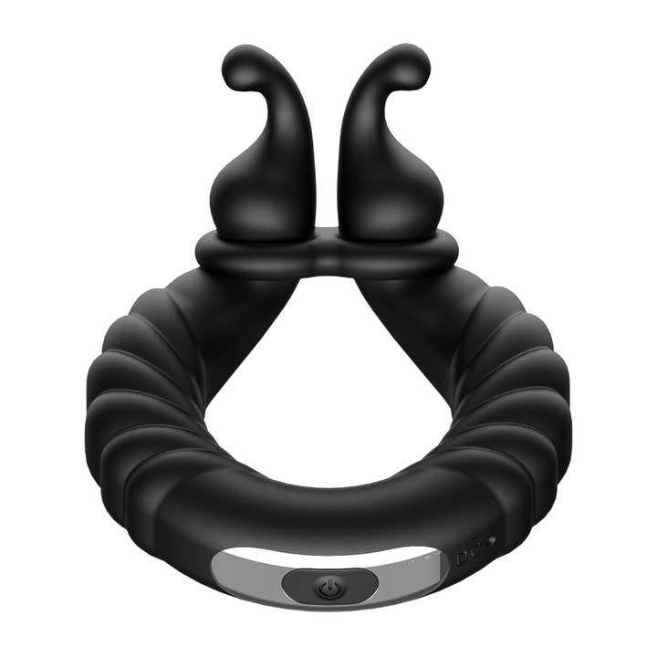 VIGOR - Wholesale Sex Toy - USB Rechargeable Erection 10 Speeds Silicone Male Cock Ring1