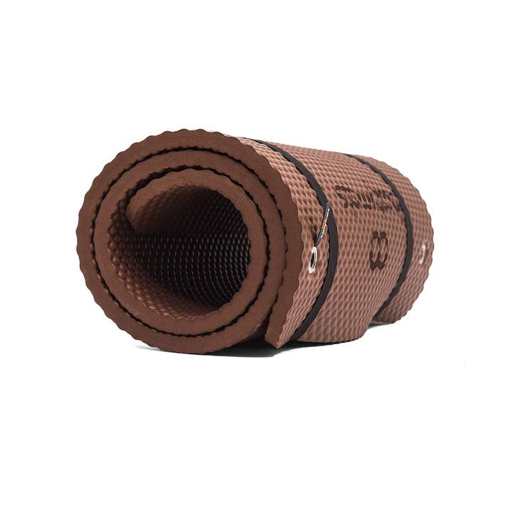 Bootymats - Wholesale Yoga Mat - Oversized extra padded pilates mat. Brown