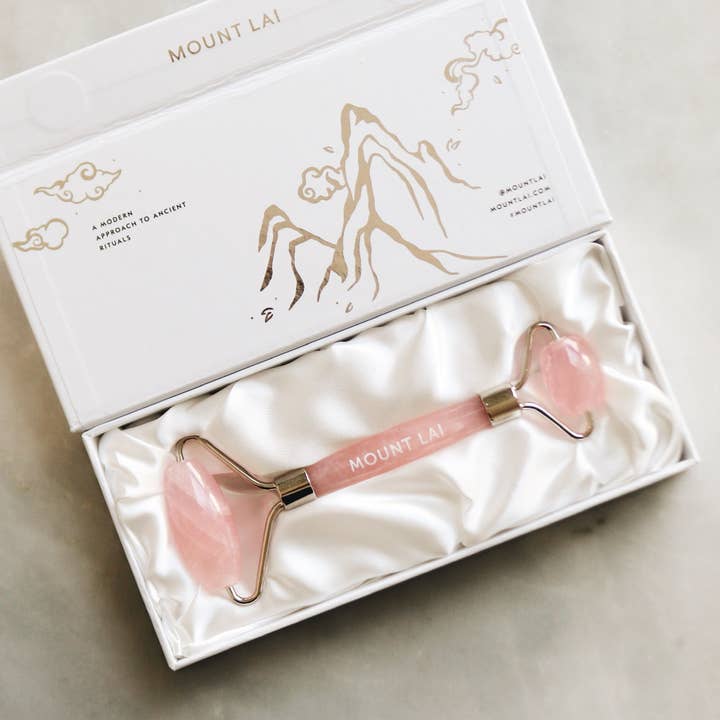 Mount Lai – Engroshandel Ansigtsrulle – Afsvellende ansigtsroller i rosenkvarts2