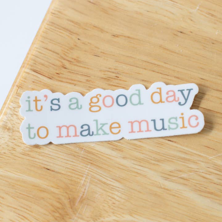 È un buon giorno per creare adesivi musicali per la vendita all'ingrosso da parte di Musically Minted