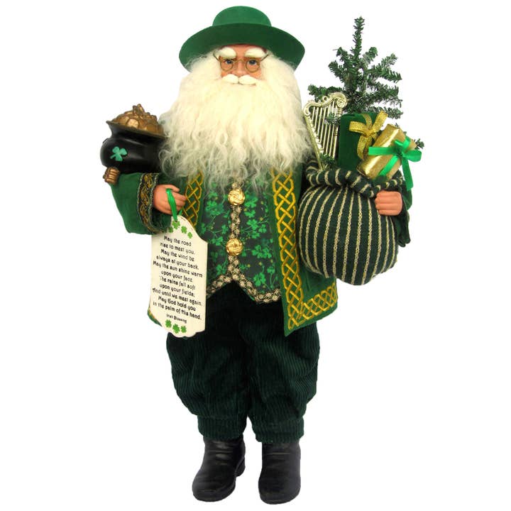 18" Irish Claus for wholesale by Santa’s Workshop Inc.