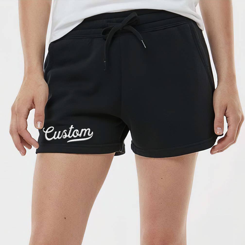 Nobullwoman Apparel - Wholesale Shorts - Women's - CUSTOM Puff Print Women's Wave Wash Shorts0