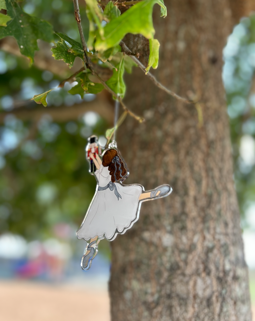 Casey Andrews Art - Wholesale Ornament - Clara and the Nutcracker Acrylic Ornament1