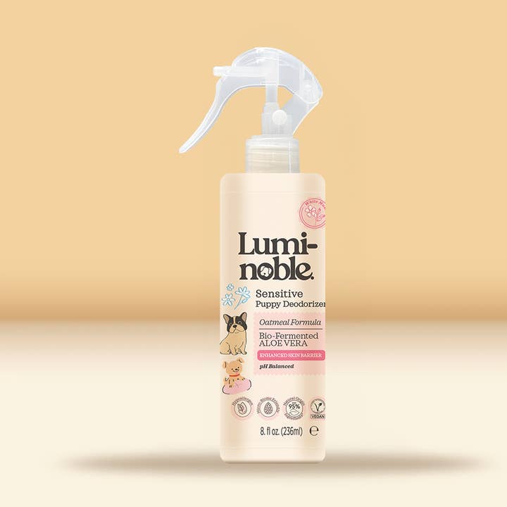 Sensitive Puppy Deodorizer โ Prebiotic, Hypoallergenic Freshening Spray (236ml) for wholesale by Lumi-noble