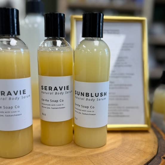 Sunblush Natural Body Serum for wholesale by Ke•Ke Soap Co