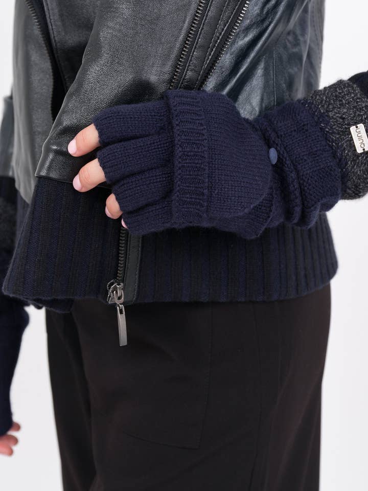 Cashmere kabel ombre pop top handske for engroshandel hos QUINN