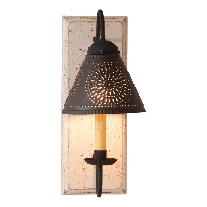 Irvin's Tinware - Wholesale Sconce - Crestwood Sconce in Black