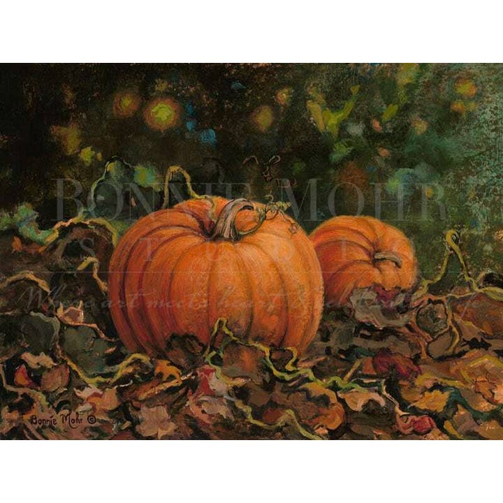 Bonnie Mohr Studio - Wholesale Art Print - Pumpkin Patch1