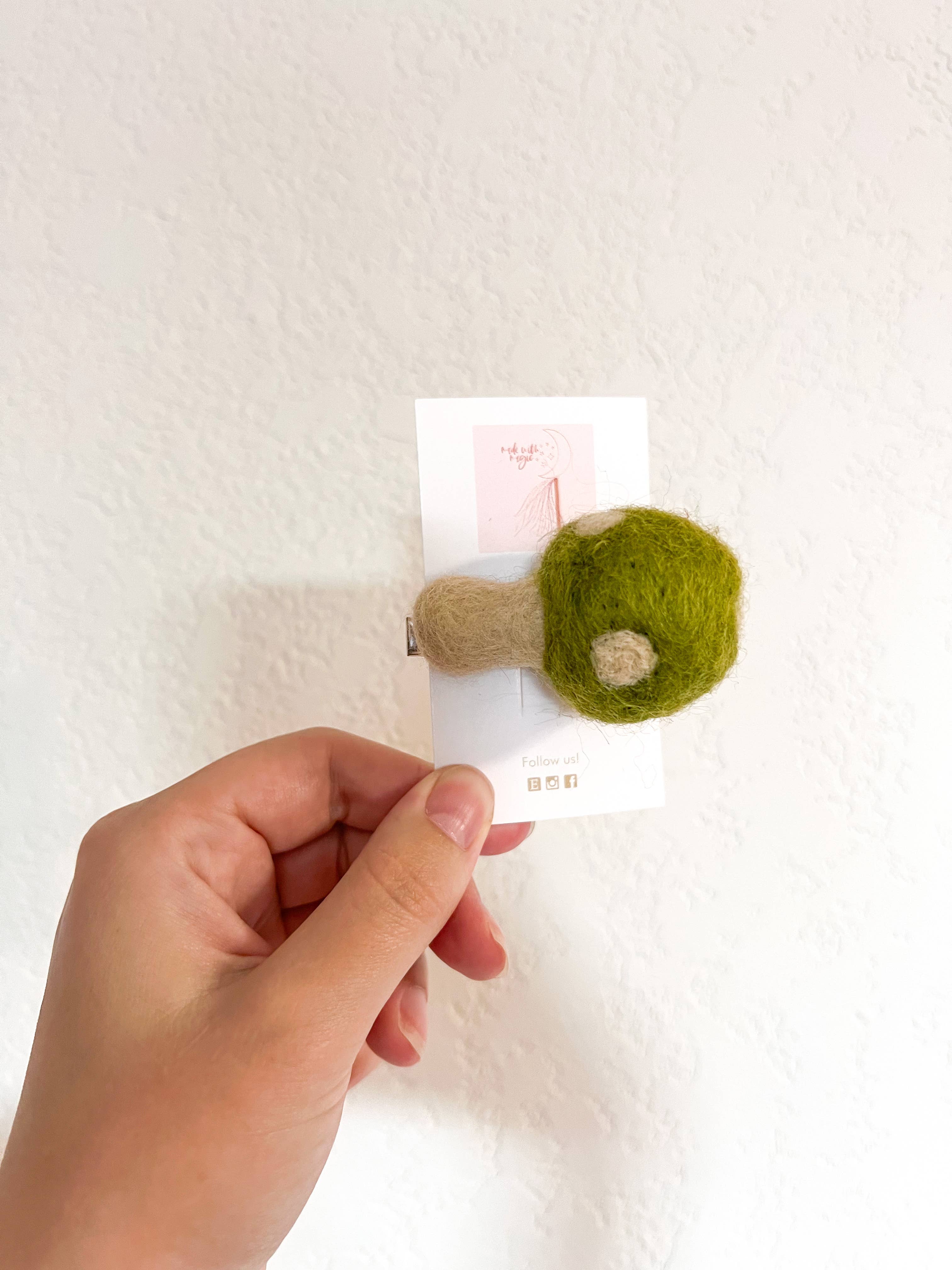 Made With Magic - Wholesale Haarclip - Kinderen - Paddestoelvormige vilten haarclips8