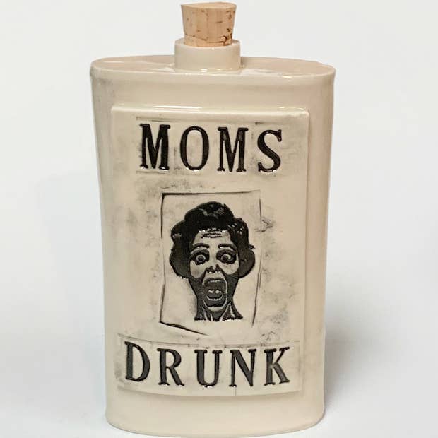 Wrong World Ceramics - Wholesale Flask - Moms Drunk Flask