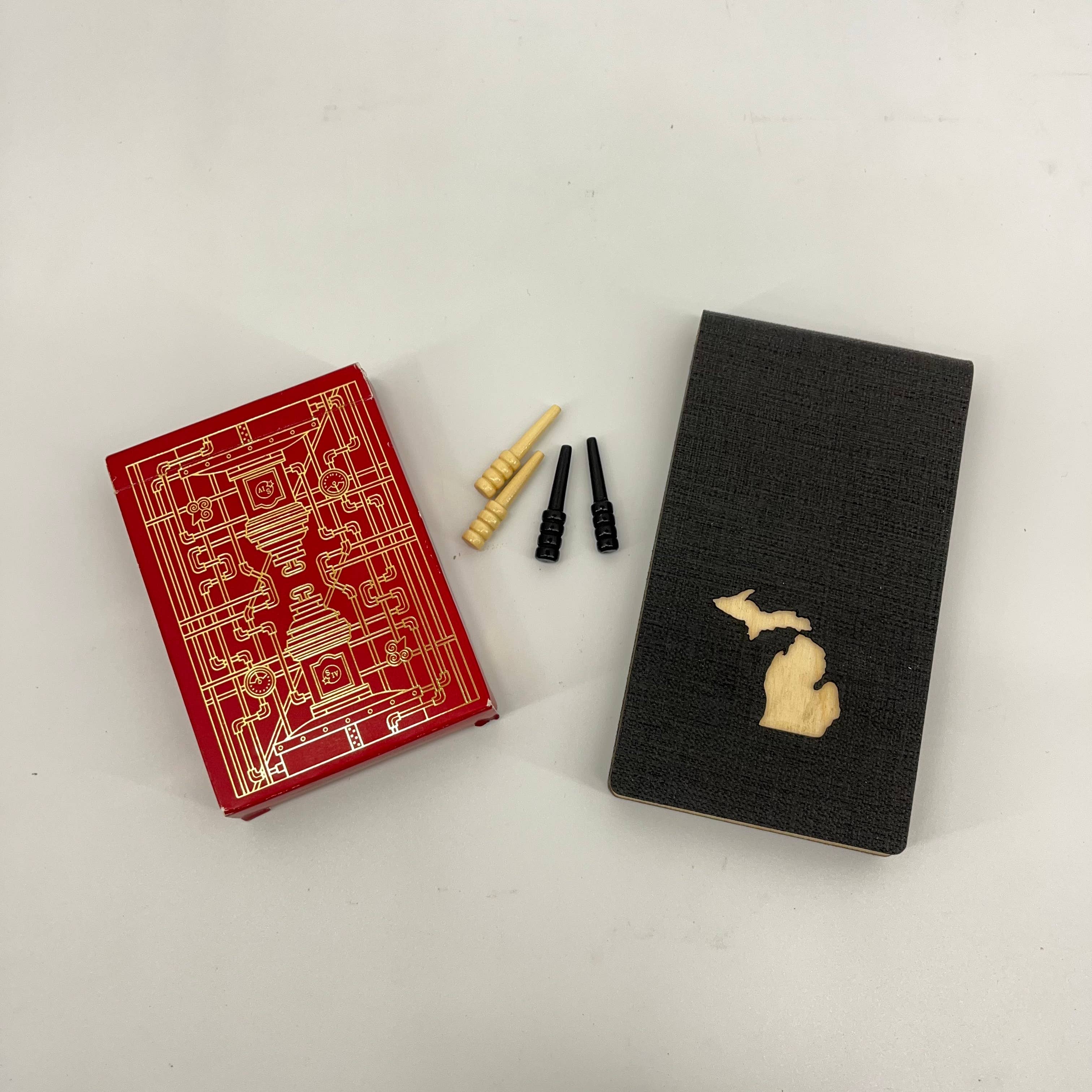 Makery Maven Co. - Wholesale Board Game - State Collection | Travel Size Pocket Cribbage Board3