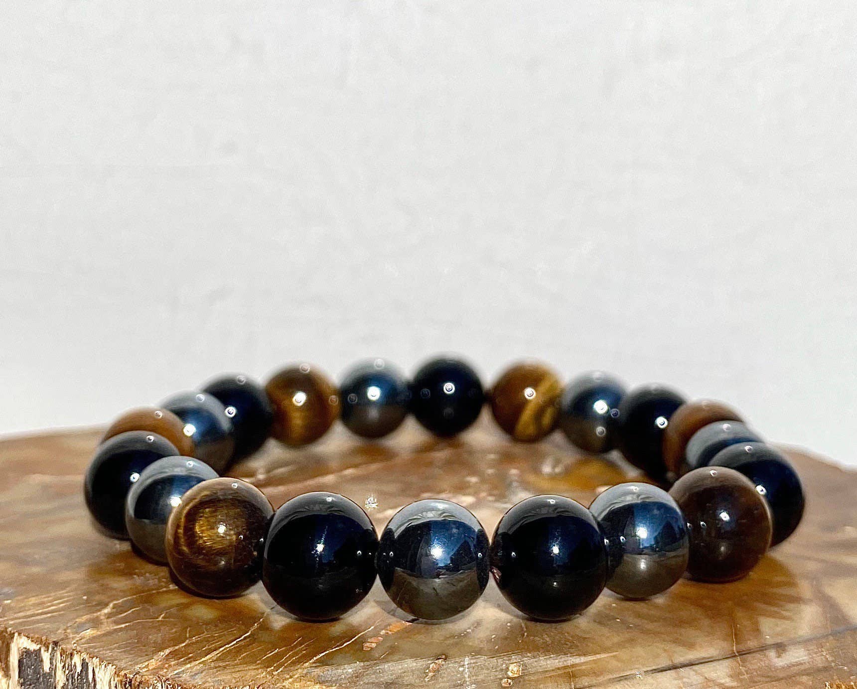 KayleeNYC - Wholesale Beaded Bracelet - Protection 10mm 8" mix Crystal Healing Stretch Bracelets2