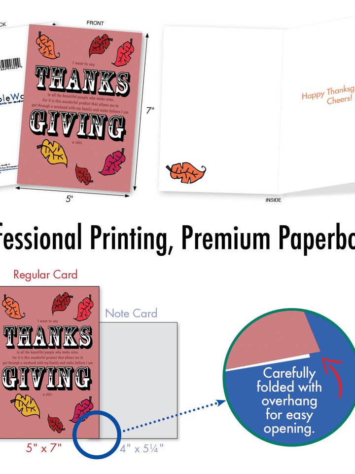 Carte de Thanksgiving - Thanksgiving pour la vente par NobleWorks