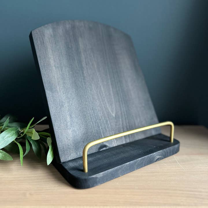 Cookbook Stand, Recipe Stand | Black for wholesale by 26&7Co.