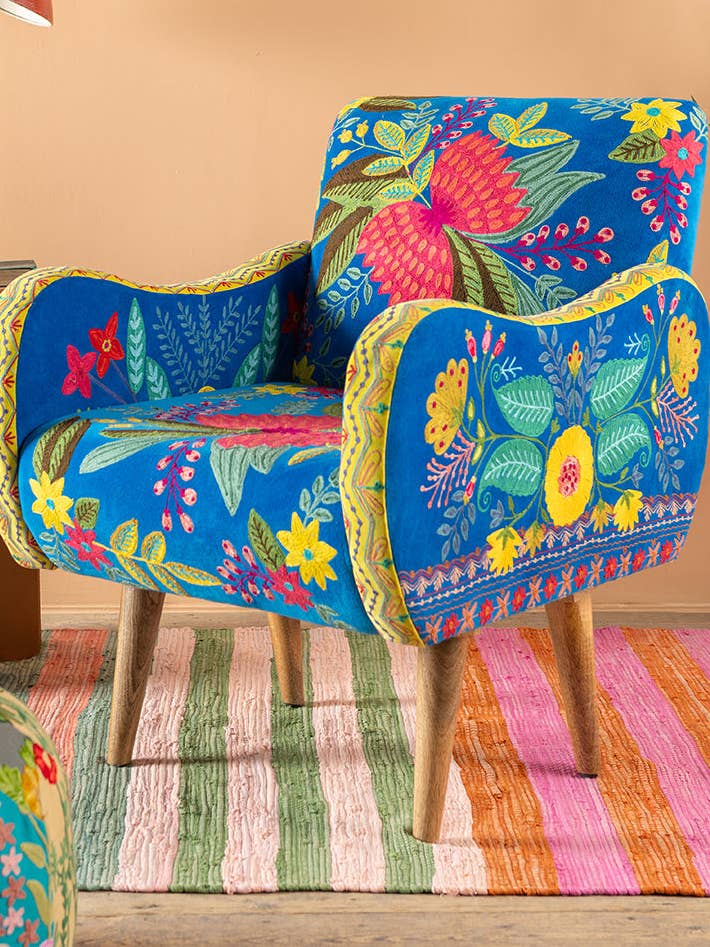 Cadeirão Bordado Cholena por atacado de Ian Snow Ltd