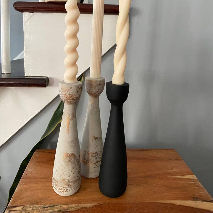 Fancy Concrete - Wholesale Candle Holder - Taper Holder | Candle Holder | Candelabra 9”