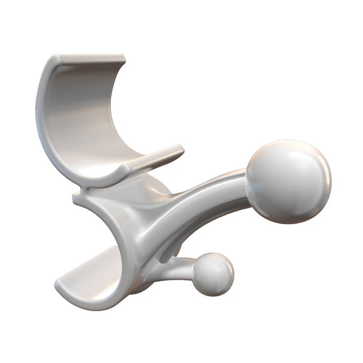 Termoappendino LUX doppia sfera BiancoBlister 1 Pz per la vendita all'ingrosso da parte di Idea Casa