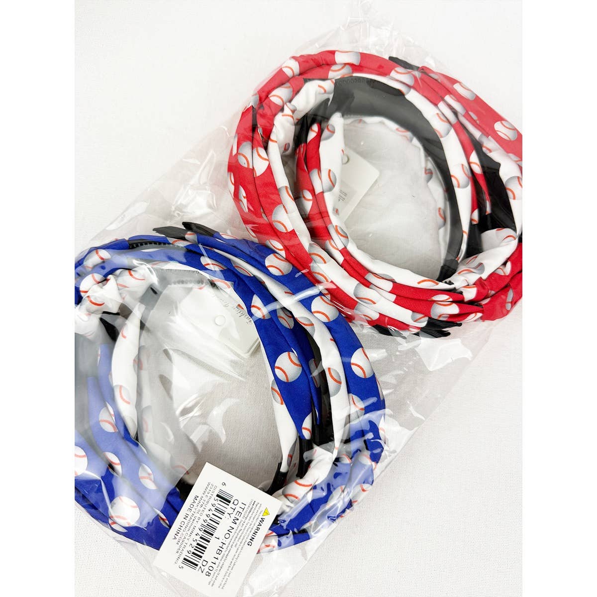 MIX COLOR Baseball Game Day Knot Hairband for wholesale on Faire3