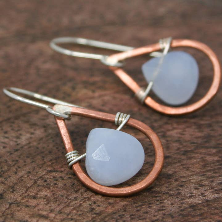 Rising Jewelry - Wholesale Dangle Earrings - Whimsy drop earrings-copper small2