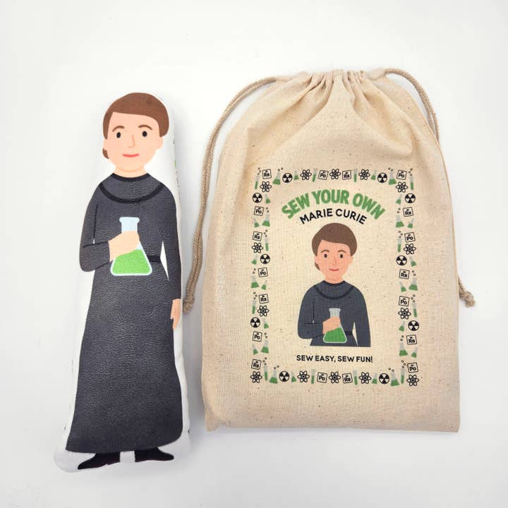 Sew Your Own Marie Curie Doll Kit for wholesale by Nickwilljack