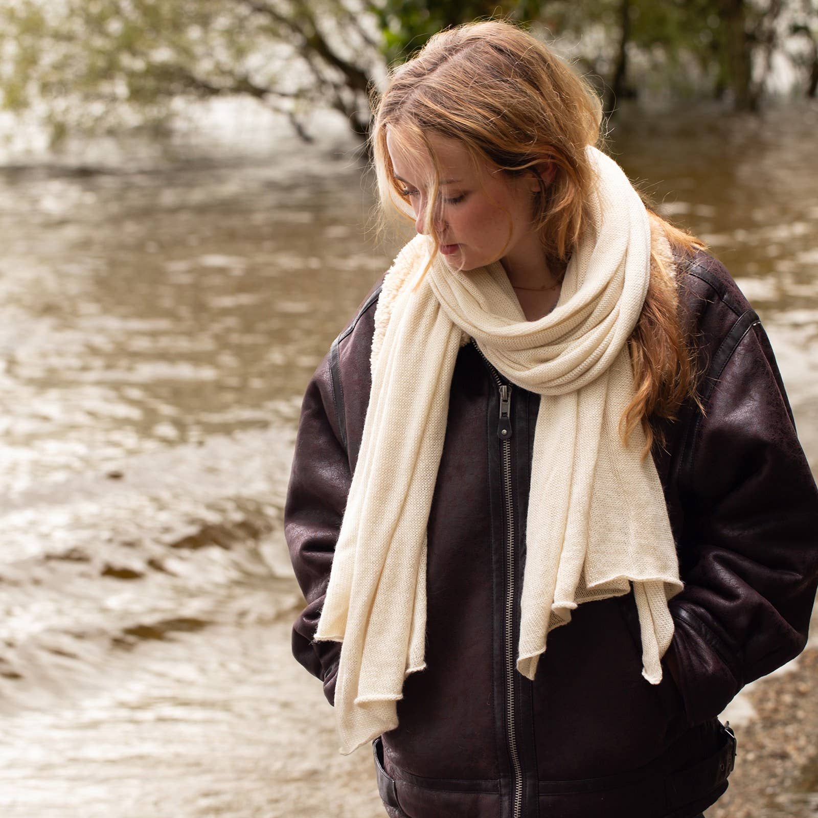 Samantha Holmes Alpaca Clothing and Gifts - Wholesale Scarf - Women's - Alpaca Jersey Scarf (while stocks last)8