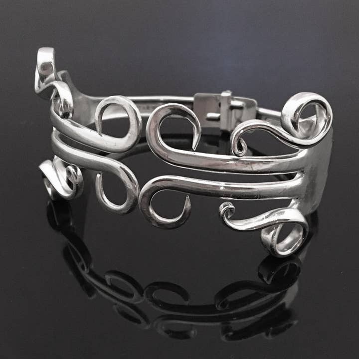 Fancy #9 Double Fork Bracelet for wholesale by Marchello Art