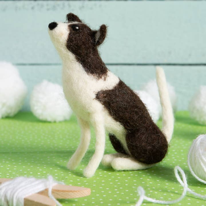 Kit de feutrage à l'aiguille Border Collie | Kit d'artisanat complet pour la vente par Hawthorn Handmade (US Duties Paid)
