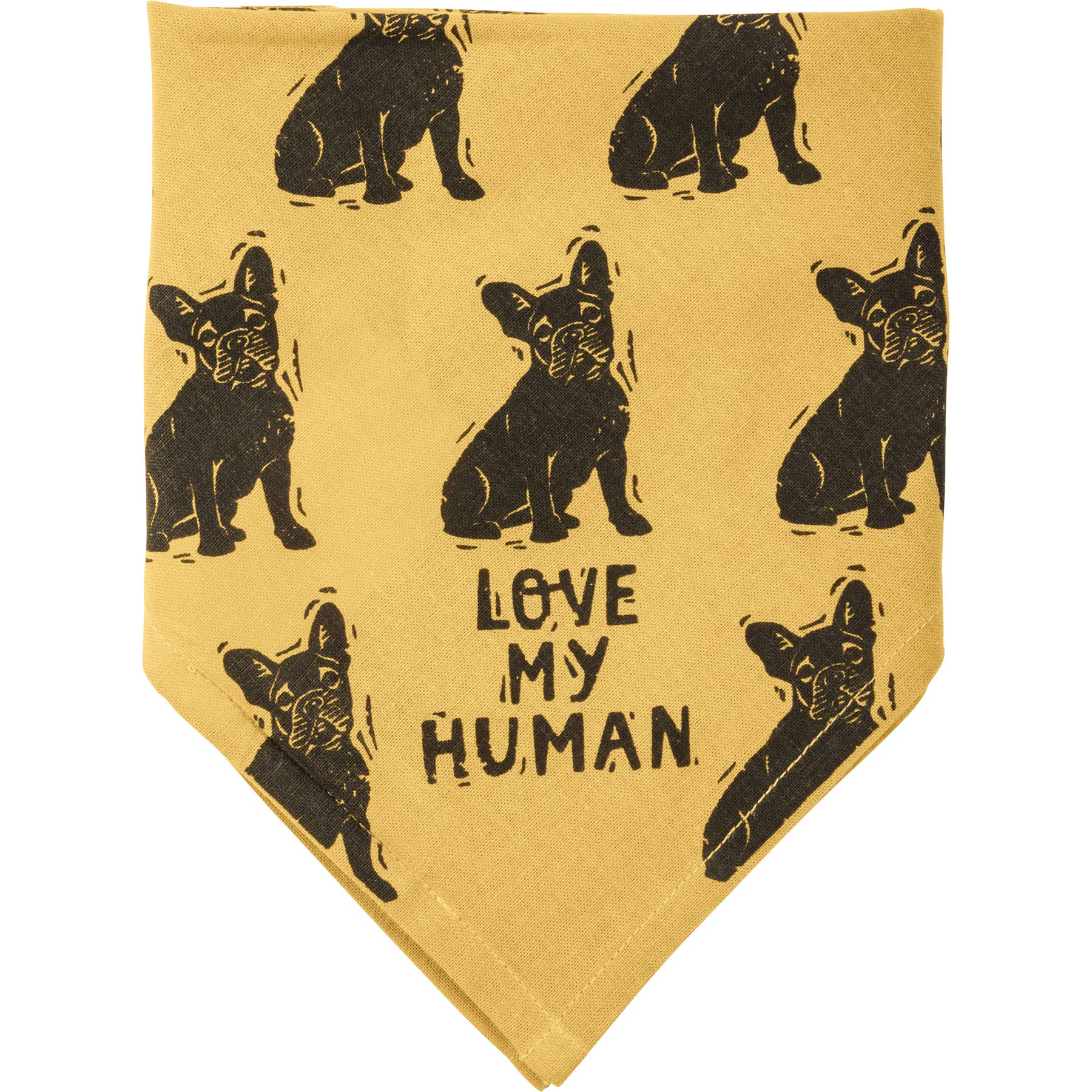 Primitives by Kathy - Wholesale Pet Bandana - Dog - Frenchie/Love My Human Small Pet Bandana3