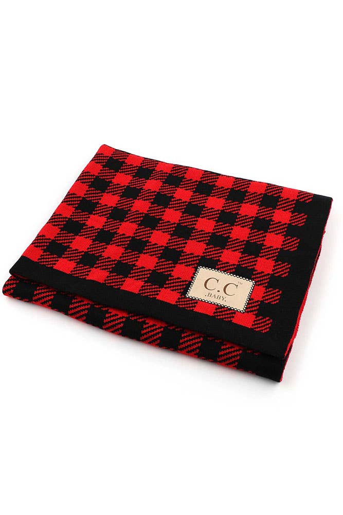 Hana - Wholesale Bedding Blanket - Kids & Baby - C.C Buffalo Check Baby Blanket5