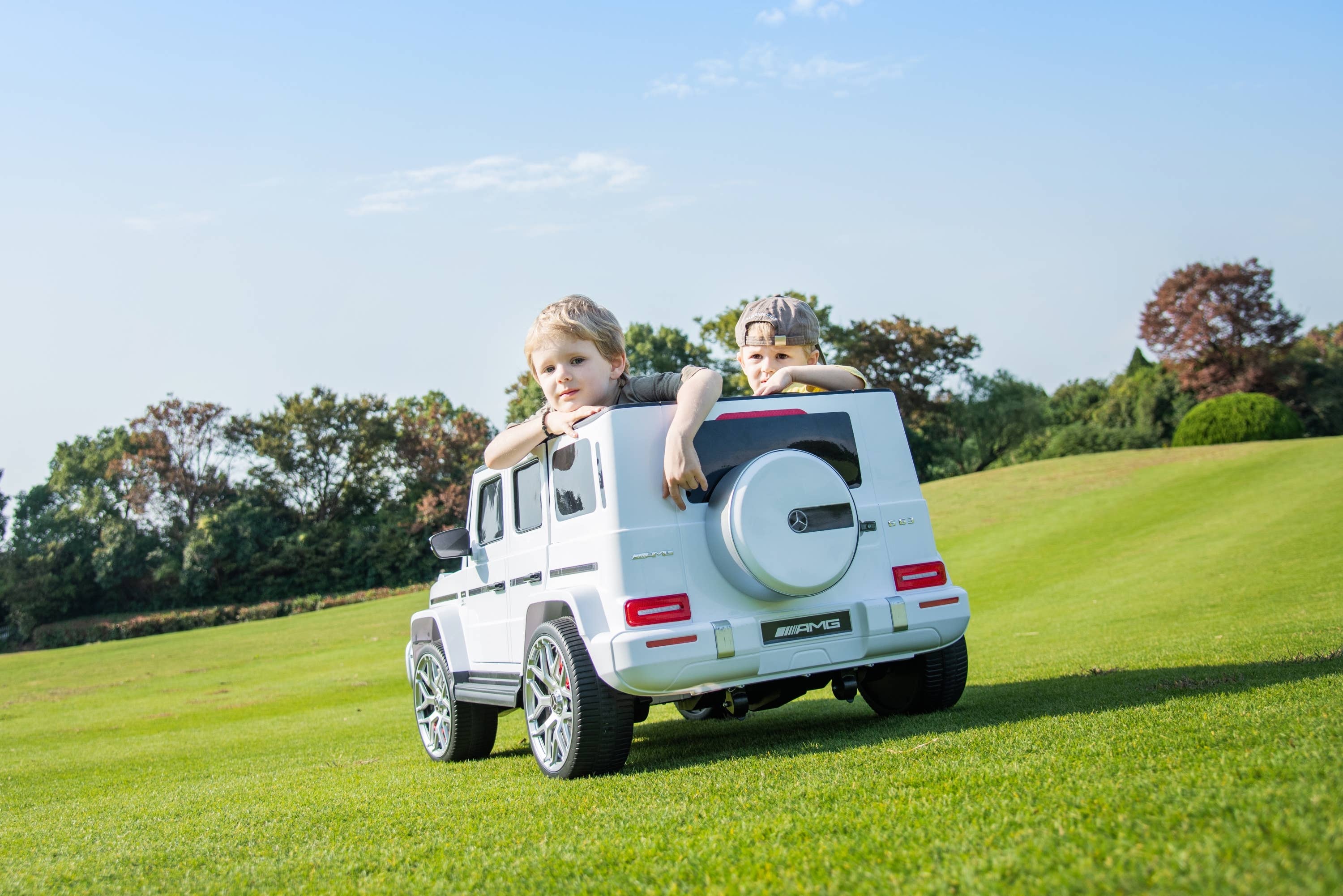 Freddo Toys - Vente Voiture/camion miniature – enfant - 24V 4x4 Mercedes G63 AMG 2 places Ride on Car3