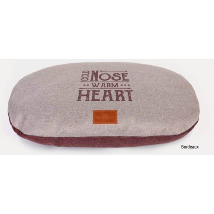 Cojín Oval Granate COLD NOSE T7. 110X80 EP2 para venta al por mayor de Bubimex