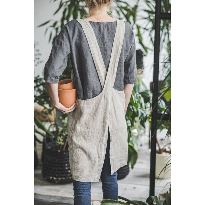 Epic Linen - Wholesale Apron - Pinafore Heavy Linen Apron3