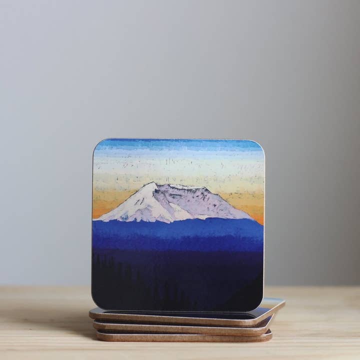 Mount St. Helens Coasters for wholesale by IamBibby