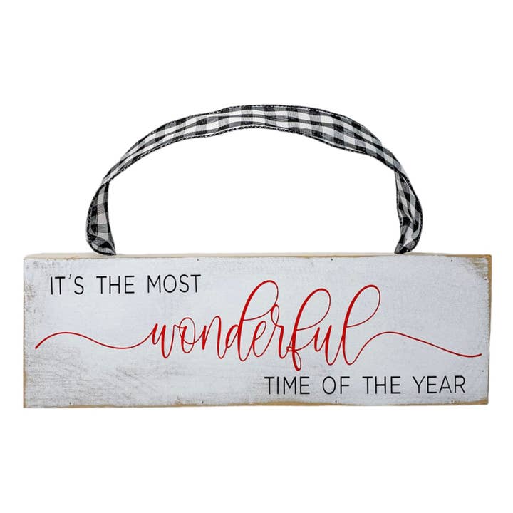 Decorazione natalizia della fattoria It's The Most Wonderful Time per la vendita all'ingrosso da parte di Joshua Jar