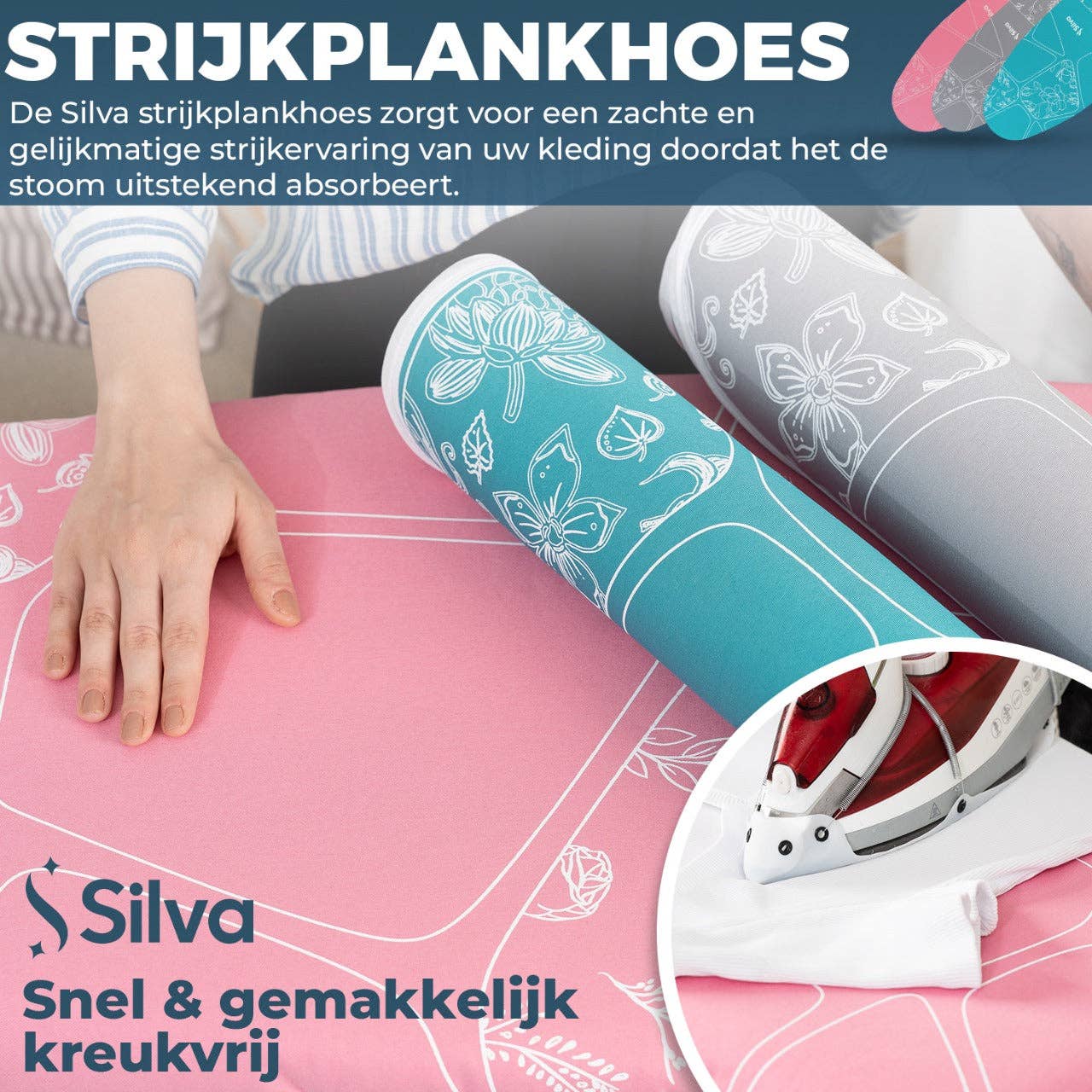 Mevsim Store - Wholesale Ironing board - Silva - Ironing Board Cover - Molton 5mm - Grey10