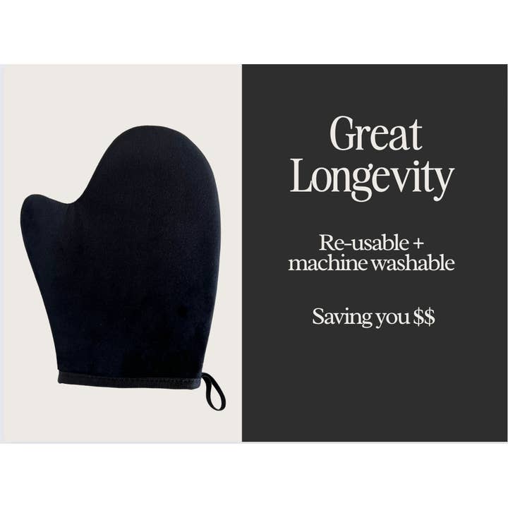 the glo CEO - Wholesale Self-Tanner - Velvet Self-Tanning Mitt | Sunless Tanning Glove8